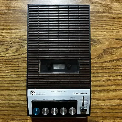 Channel Master Model 6394 Solid State Cassette Tape Player Recorder Vintage • $30