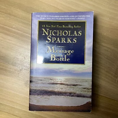 Message In A Bottle - Hardcover By Sparks Nicholas - GOOD • $3.97