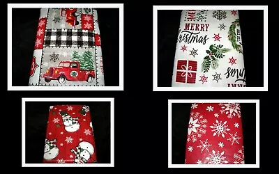 Holiday Time Tablecloths Print Vinyl SELECT STYLE/COLOR New • $12.95