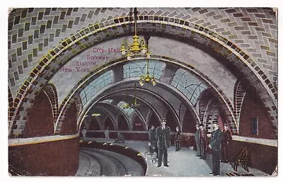 Post Card City Hall Subway Station New York • $3