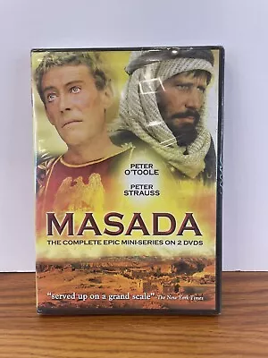 MASADA (1981 TV Mini-series 383 Min 2 DVDs) - Peter O'Toole Peter Strauss • $29.97