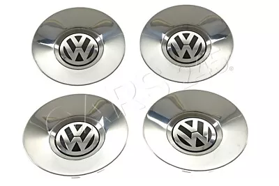 Genuine Wheel Center Hub Caps X4 Chrome For VW Phaeton 04-06 3D0601149KGRB • $181.45