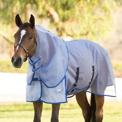 NEW WeatherBeeta ComFiTec Ripshield Plus  Detach A Neck Horse Fly Sheet 75  RED • $79