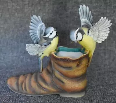 Incredibly Charming Maruri Double Bluetit Figurine From The Chancery Collection • $41.24