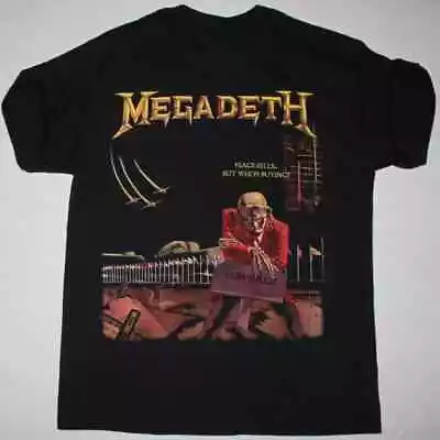 Vintage Megadeth Peace Sells Album Men T-shirt Black Unisex Tee S To 3Xl PA2029 • $19.99