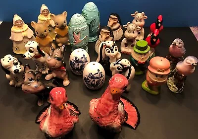 $10 • Buy Assorted Vintage Salt And Pepper Shakers - Used - You Pick From 50+ Sets