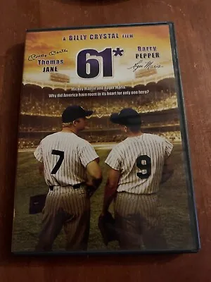 61* (DVD 2009) Mickey Mantle Roger Maris New York Yankees Thomas Jane Pepper • $6