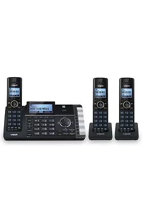 VTech DS6251-3 2 Line Cordless Phone With Answering System & Smart Call Blocker • $154