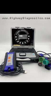 $2595 • Buy 23 Diesel Diagnostic Scanner Laptop Volvo Truck Tool Jpro Cummins Cat Et Detroit