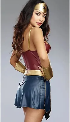 £11.99 • Buy Ladies  Wonder Woman Costume Superhero Fancy Dress Outfit New Size S