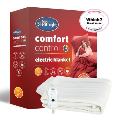 Silentnight Electric Blanket Heated Under Blanket Fast Heat Up Comfort Control • £19.50