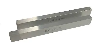 Parallel Pair 10mm X 16mm X 150mm Hardened Ground For Milling Vices Rdgtools • £12.50