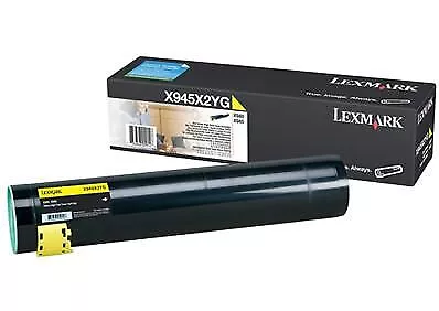 Genuine Lexmark X945X2YG Yellow Toner Cartridge • £26.79