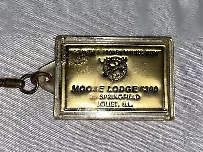 Vintage Moose Lodge Member Keychain Springfield 300 • $12.99