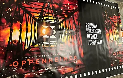 Oppenheimer 6x9ft Original Theatrical Movie Banner - SS - Vinyl - Rare • $499
