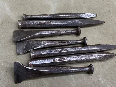 Vintage Collection Of 7 Mason's Chisels By Sj Waite • £160