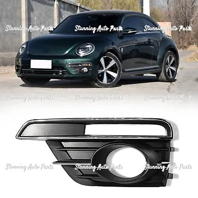 Front Fog Light Lamp Grill Cover Bezel Left Side Black For 2017-2019 VW Beetle • $34.99