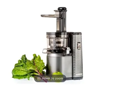 Nama Vitality 5800 Cold Press Juicer Machine Whole Fruit/Vegetable Silver Steel • £46