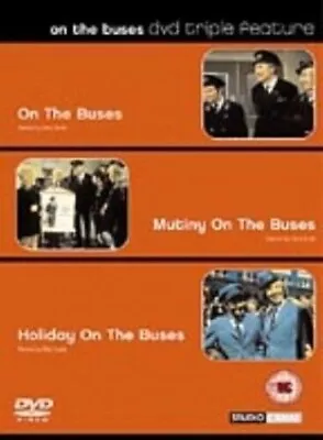 ON THE / MUTINY / HOLIDAY ON THE BUSES DVD Movie Film Trilogy Triple BrandNew UK • £34.95