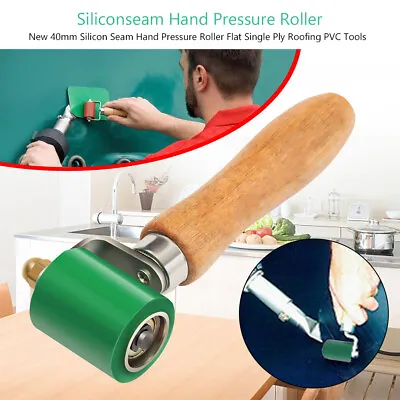 40mm Silicon Seam Hand Pressure Roller Flat Single Ply Roofing EPDM/TPO/PVC UK • £13.69