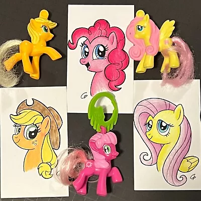 Lot Of 3 McDonald's 2012 My Little Pony Happy Meal Toys + BONUS MLP FiM GIFT! • $24.99