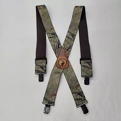 Rocky Mountain Elk Foundation X Realtree Suspenders Camo Hardwood 20-200 Hunting • $34.88