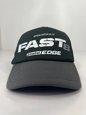 Castrol Edge Fast 8 Cap Hat Adjustable Trucker One Size Fits Most Fast Furious • $23.95