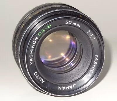 YASHICA AUTO YASHINON DS-M 50mm F/1.7 M42 Screw Mount Camera Lens • $40