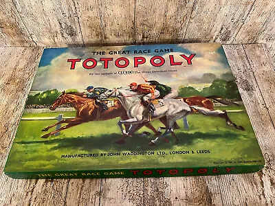 £14.95 • Buy Totopoly Board Game Vintage Waddingtons Horse Racing UK