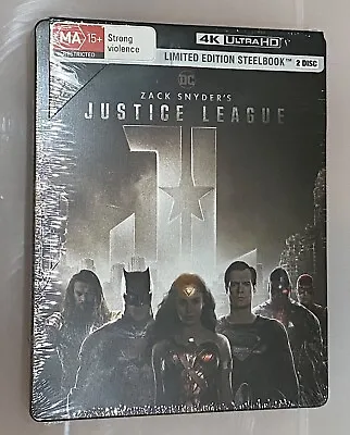 Zack Snyder’s Justice League 4K Steelbook. Brand New & Sealed! • $199
