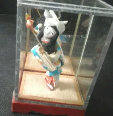£32 • Buy Vintage Japanese Kimono Geisha Doll Figure In Case