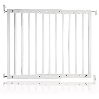 £44.90 • Buy Safetots Chunky White Wooden Stair Gate 63.5 - 105.5cm Wooden Baby Gate
