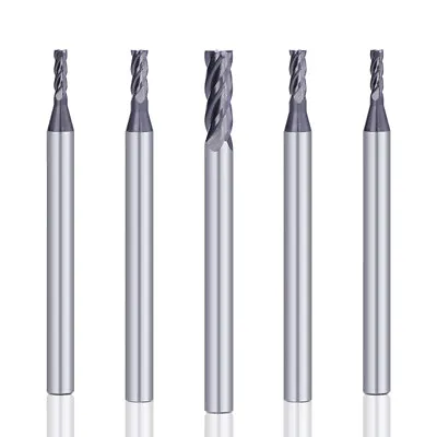 $8.99 • Buy 4 Flute Square End Mill Micro Grain Carbide End Mill Cutter 1/8'' Shank