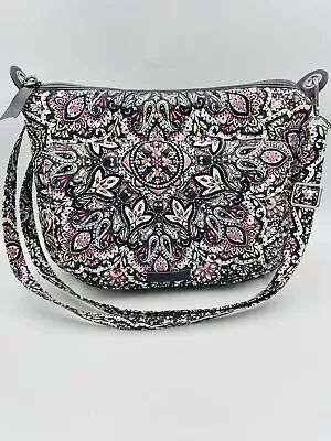 Vera Bradley On The Go Crossbody “BonBon Medallion” Bag Purse Floral Retired • $46