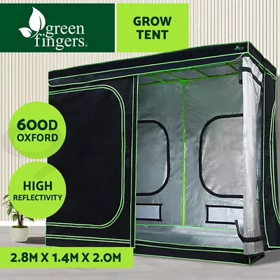 $229.95 • Buy Greenfingers Grow Tent Kits 2.8m X 1.4m X 2m Hydroponics Indoor Grow System