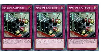 Yugioh- 3X Magical Cylinders - Common - 1st Edition - BODE-EN070 - Near Mint • $1.09