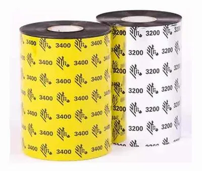 Zebra Wax/resin 3200 102mm X 450m Printer Ribbon 03200BK10245 • £99.99