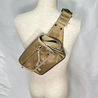 Yoshida LUGGAGE LABEL Shoulder Bag Waist Bag  Beige • $85