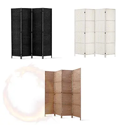 Artiss 4 Panel Room Divider Screen Privacy Timber Foldable Dividers Stand • $68.48