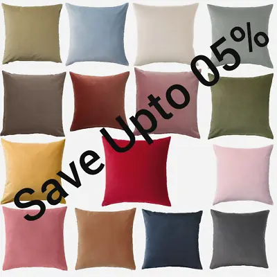 £11.85 • Buy Ikea Cushion Covers SANELA 50x50cm 100% Cotton Available In  15  COLOURS