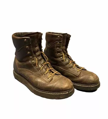 Cabellas Leather Work Boot Size 10.5 D Vibram Sole • $40