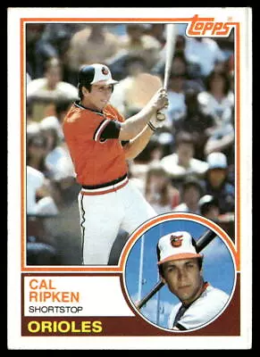 1983 Topps #163 Cal Ripken MVP Baltimore Orioles EX-EXMINT Wrinkle NO RESERVE! • $0.99