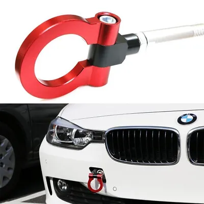 Red Track Racing Style Aluminum Tow Hook For BMW F30 F35 F10 3 4 5 Series & MINI • $17.99