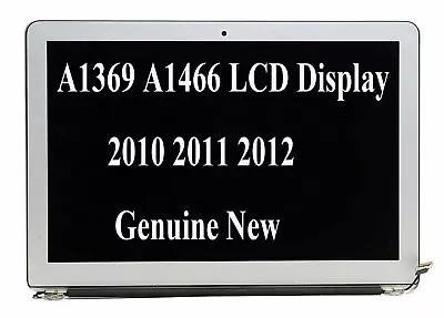 Silver 13.3  LCD Display Screen Assembly MacBook Air A1369 A1466 2010 2011 2012. • $259