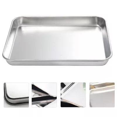 Stainless Steel Tray Toddler Metal Serving Food Catering Trays • $13.45