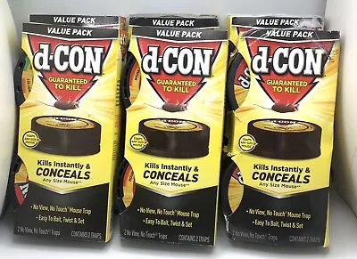 D-CON Guaranteed To Kill No View No Touch Mouse Trap - 2 Count Pack Of 6 READ • $34.16