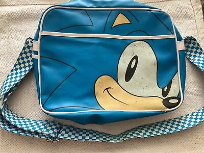 £14.99 • Buy Sonic The Hedgehog Vinyl School Bag With Tag Sega