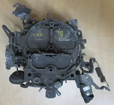 Used 4 Barrel Rochester Q-jet Carburetor 17058253 0608 Pontiac 1978-79 Trans Am • $75