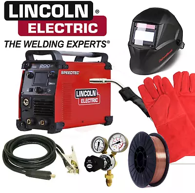 £1441 • Buy Lincoln Electric Speedtec 200C Multi Process Welder 200AMP MIG TIG ARC STICK MMA