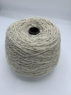 £19.99 • Buy Large 1000g Cone Of Natural 100% British Swaledale Wool. UK. Aran Knit. Tuft/Rug